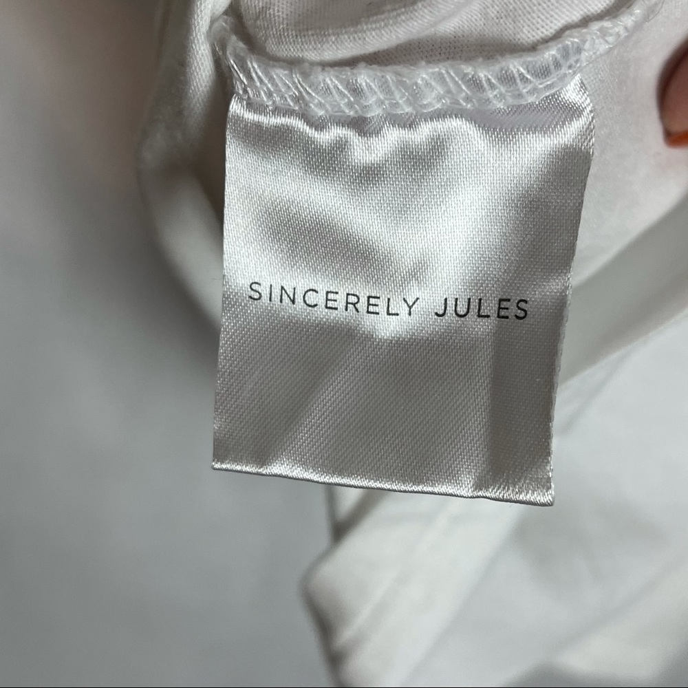 Sincerely Jules Summa’ Lovin’ T shirt white cotton - Picture 6 of 6